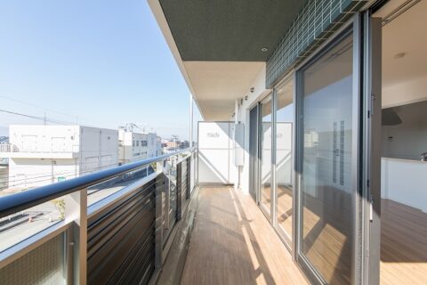 マンションのベランダ